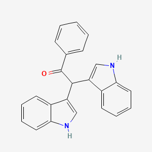 2,2-Di(1h-indol-3-yl)-1-phenylethan-1-one