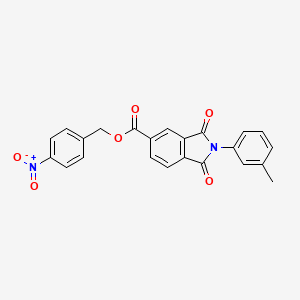 4-nitrobenzyl 2-(3-methylphenyl)-1,3-dioxo-5-isoindolinecarboxylate