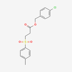 4-chlorobenzyl 3-[(4-methylphenyl)sulfonyl]propanoate