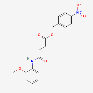 4-nitrobenzyl 4-[(2-methoxyphenyl)amino]-4-oxobutanoate