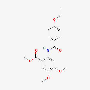 methyl 2-[(4-ethoxybenzoyl)amino]-4,5-dimethoxybenzoate