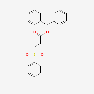 diphenylmethyl 3-[(4-methylphenyl)sulfonyl]propanoate