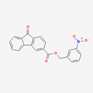 3-nitrobenzyl 9-oxo-9H-fluorene-3-carboxylate