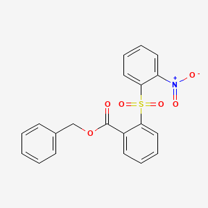 benzyl 2-[(2-nitrophenyl)sulfonyl]benzoate