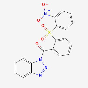 1H-benzotriazol-1-yl{2-[(2-nitrophenyl)sulfonyl]phenyl}methanone