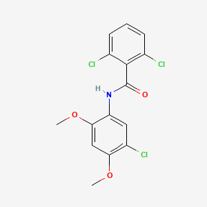 2,6-dichloro-N-(5-chloro-2,4-dimethoxyphenyl)benzamide