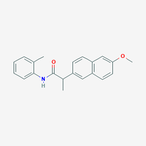 2-(6-methoxy-2-naphthyl)-N-(2-methylphenyl)propanamide