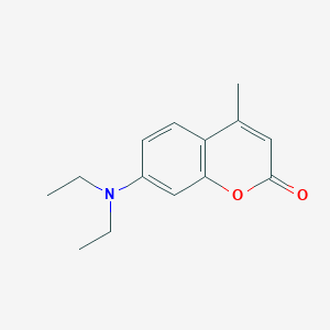 molecular formula C14H17NO2 B354232 7-二乙氨基-4-甲基香豆素 CAS No. 91-44-1