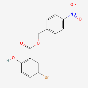 (4-Nitrophenyl)methyl 5-bromo-2-hydroxybenzoate