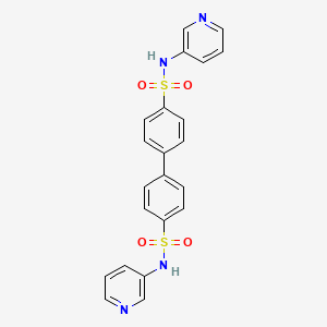 N-pyridin-3-yl-4-[4-(pyridin-3-ylsulfamoyl)phenyl]benzenesulfonamide