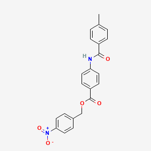 4-nitrobenzyl 4-[(4-methylbenzoyl)amino]benzoate