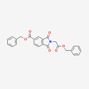 Benzyl 1,3-dioxo-2-(2-oxo-2-phenylmethoxyethyl)isoindole-5-carboxylate