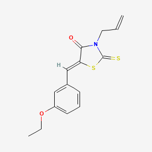 3-allyl-5-(3-ethoxybenzylidene)-2-thioxo-1,3-thiazolidin-4-one