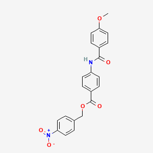 4-nitrobenzyl 4-[(4-methoxybenzoyl)amino]benzoate