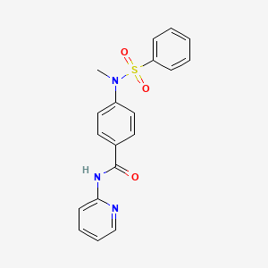 4-[methyl(phenylsulfonyl)amino]-N-2-pyridinylbenzamide