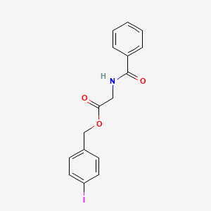 4-iodobenzyl N-benzoylglycinate