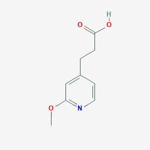 molecular formula C9H11NO3 B035425 3-(2-甲氧基吡啶-4-基)丙酸 CAS No. 102336-07-2