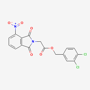 3,4-dichlorobenzyl (4-nitro-1,3-dioxo-1,3-dihydro-2H-isoindol-2-yl)acetate