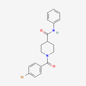 1-(4-bromobenzoyl)-N-phenylpiperidine-4-carboxamide