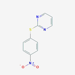 molecular formula C10H7N3O2S B035429 2-(4-Nitrophenylthio)pyrimidine CAS No. 19581-24-9