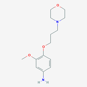 3-Methoxy-4-(3-morpholin-4-ylpropoxy)aniline