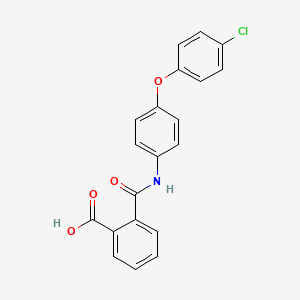 2-({[4-(4-chlorophenoxy)phenyl]amino}carbonyl)benzoic acid