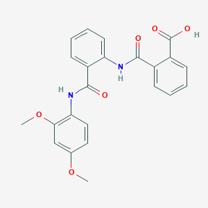 2-({2-[(2,4-Dimethoxyphenyl)carbamoyl]phenyl}carbamoyl)benzoic acid