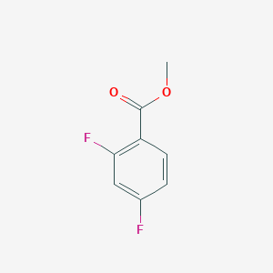 molecular formula C8H6F2O2 B035433 2,4-二氟苯甲酸甲酯 CAS No. 106614-28-2