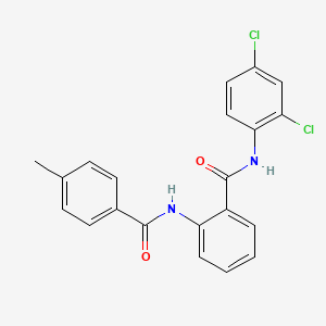 N-(2,4-dichlorophenyl)-2-[(4-methylbenzoyl)amino]benzamide