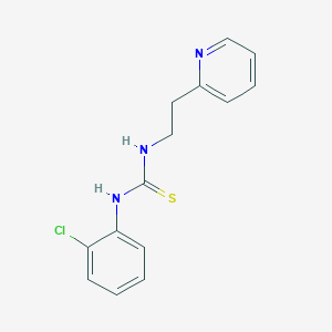 N-(2-chlorophenyl)-N'-[2-(2-pyridinyl)ethyl]thiourea