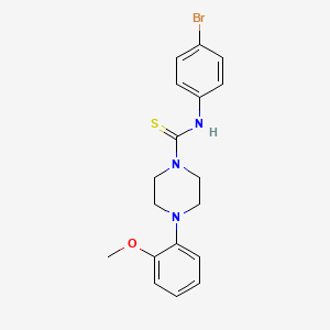 N-(4-bromophenyl)-4-(2-methoxyphenyl)piperazine-1-carbothioamide