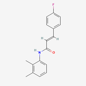 (2E)-N-(2,3-dimethylphenyl)-3-(4-fluorophenyl)prop-2-enamide