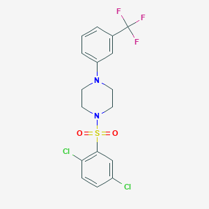 1-(2,5-Dichlorobenzenesulfonyl)-4-[3-(trifluoromethyl)phenyl]piperazine