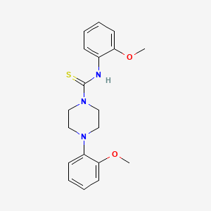 N,4-bis(2-methoxyphenyl)piperazine-1-carbothioamide