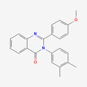 3-(3,4-dimethylphenyl)-2-(4-methoxyphenyl)-4(3H)-quinazolinone