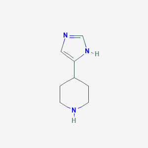 molecular formula C8H13N3 B035438 4-(1H-imidazol-4-il)piperidina CAS No. 106243-23-6