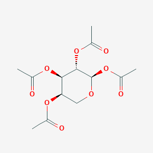 molecular formula C13H18O9 B035441 1,2,3,4-Tetra-o-acetyl-alpha-d-arabinopyranose CAS No. 108646-05-5