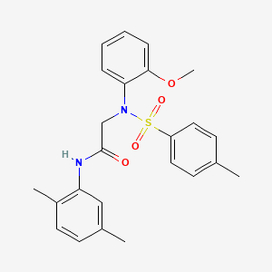 N-(2,5-DIMETHYLPHENYL)-2-[N-(2-METHOXYPHENYL)4-METHYLBENZENESULFONAMIDO]ACETAMIDE