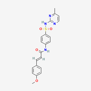 3-(4-methoxyphenyl)-N-(4-{[(4-methyl-2-pyrimidinyl)amino]sulfonyl}phenyl)acrylamide