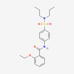 N-[4-(dipropylsulfamoyl)phenyl]-2-ethoxybenzamide