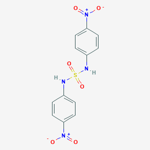 molecular formula C12H10N4O6S B035446 Sulfamide, N,N'-bis(4-nitrophenyl)- CAS No. 19757-13-2