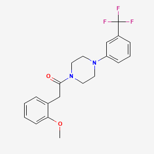 1-[(2-methoxyphenyl)acetyl]-4-[3-(trifluoromethyl)phenyl]piperazine