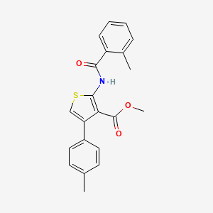 METHYL 2-(2-METHYLBENZAMIDO)-4-(4-METHYLPHENYL)THIOPHENE-3-CARBOXYLATE