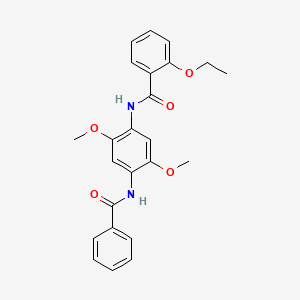 N-[4-(benzoylamino)-2,5-dimethoxyphenyl]-2-ethoxybenzamide