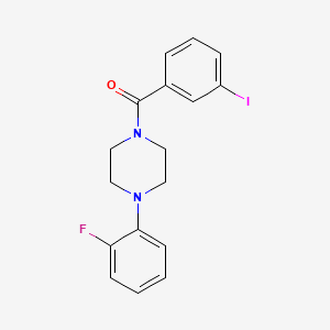 1-(2-fluorophenyl)-4-(3-iodobenzoyl)piperazine