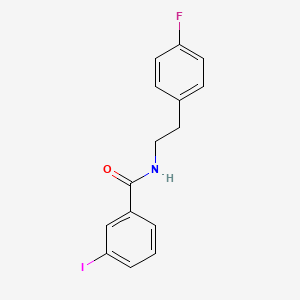 N-[2-(4-fluorophenyl)ethyl]-3-iodobenzamide