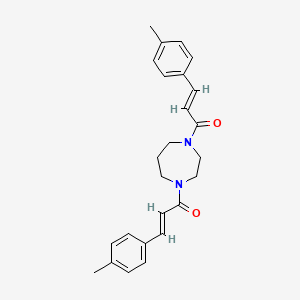 1,4-bis[3-(4-methylphenyl)acryloyl]-1,4-diazepane