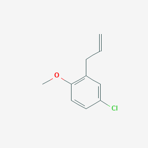 molecular formula C10H11ClO B035459 3-(5-氯-2-甲氧基苯基)-1-丙烯 CAS No. 105591-47-7