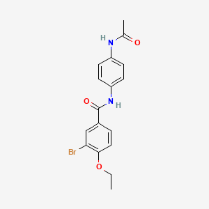 N-[4-(acetylamino)phenyl]-3-bromo-4-ethoxybenzamide