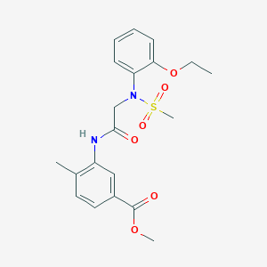 methyl 3-{[N-(2-ethoxyphenyl)-N-(methylsulfonyl)glycyl]amino}-4-methylbenzoate